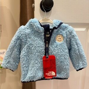 The North Face Light Blue Sherpa Jacket